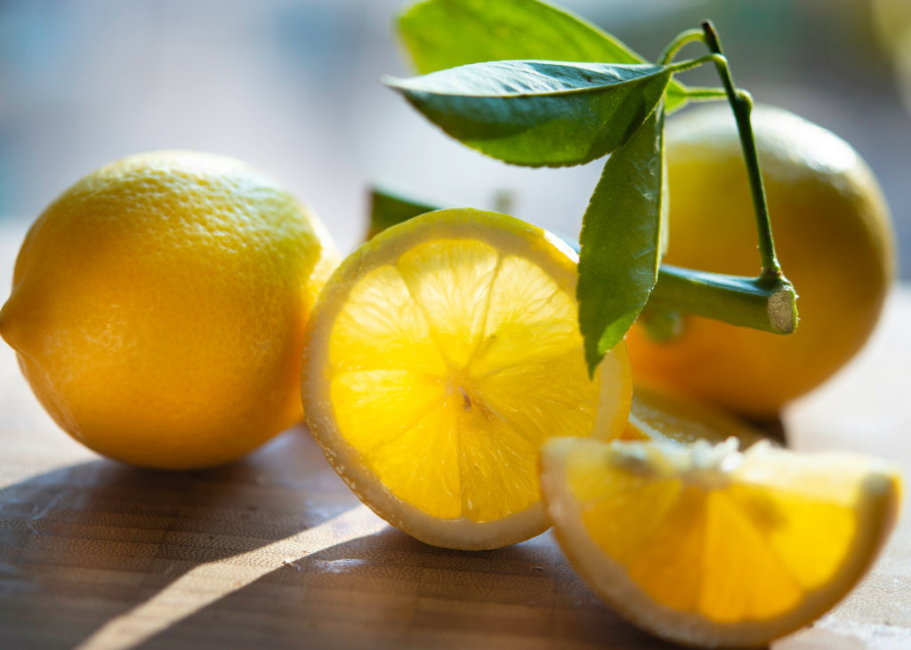 Lemons in the sunshine.