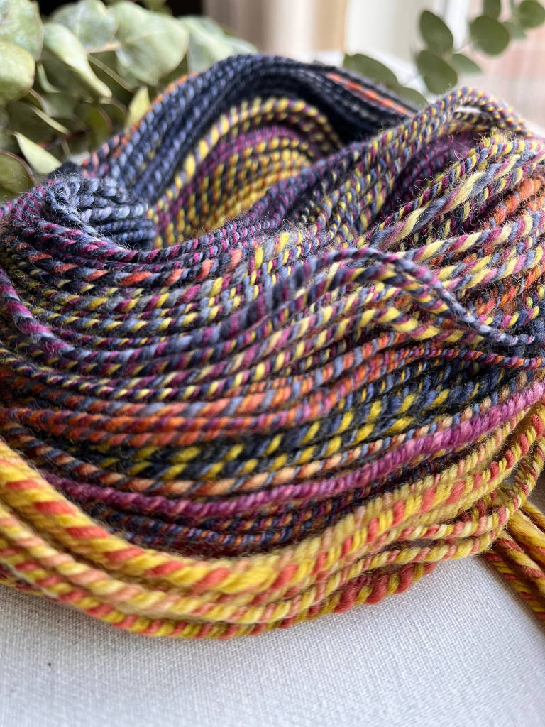 Colorful yarn.