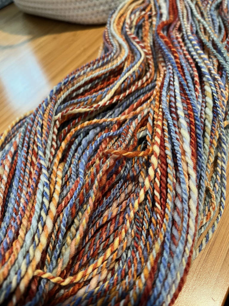 Colorful yarn.