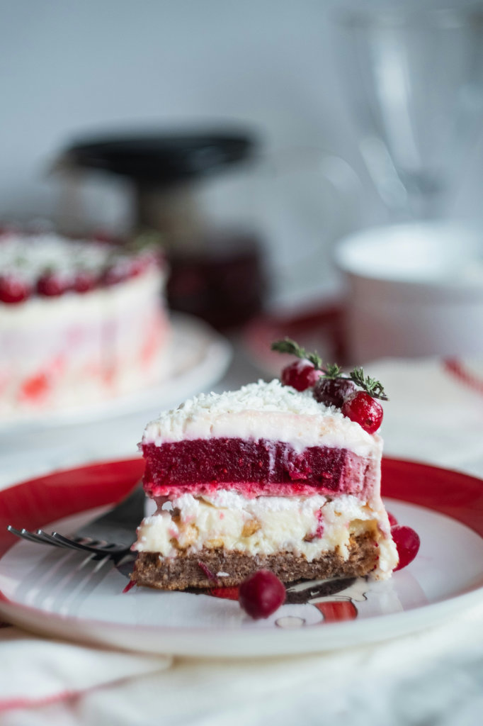 Berry jam layer cake